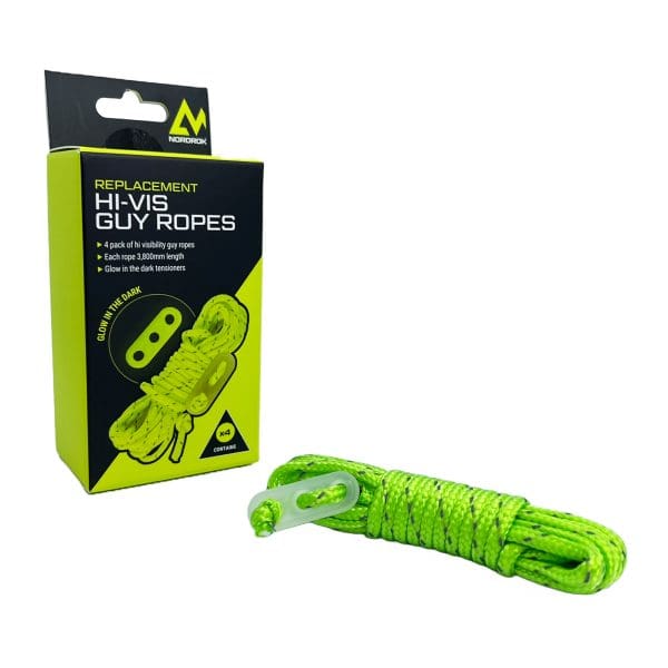 4pk Hi-Vis Guy Ropes