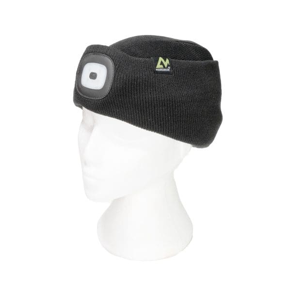 LED Beanie Hat - With USB Rechargable High Power COB Light